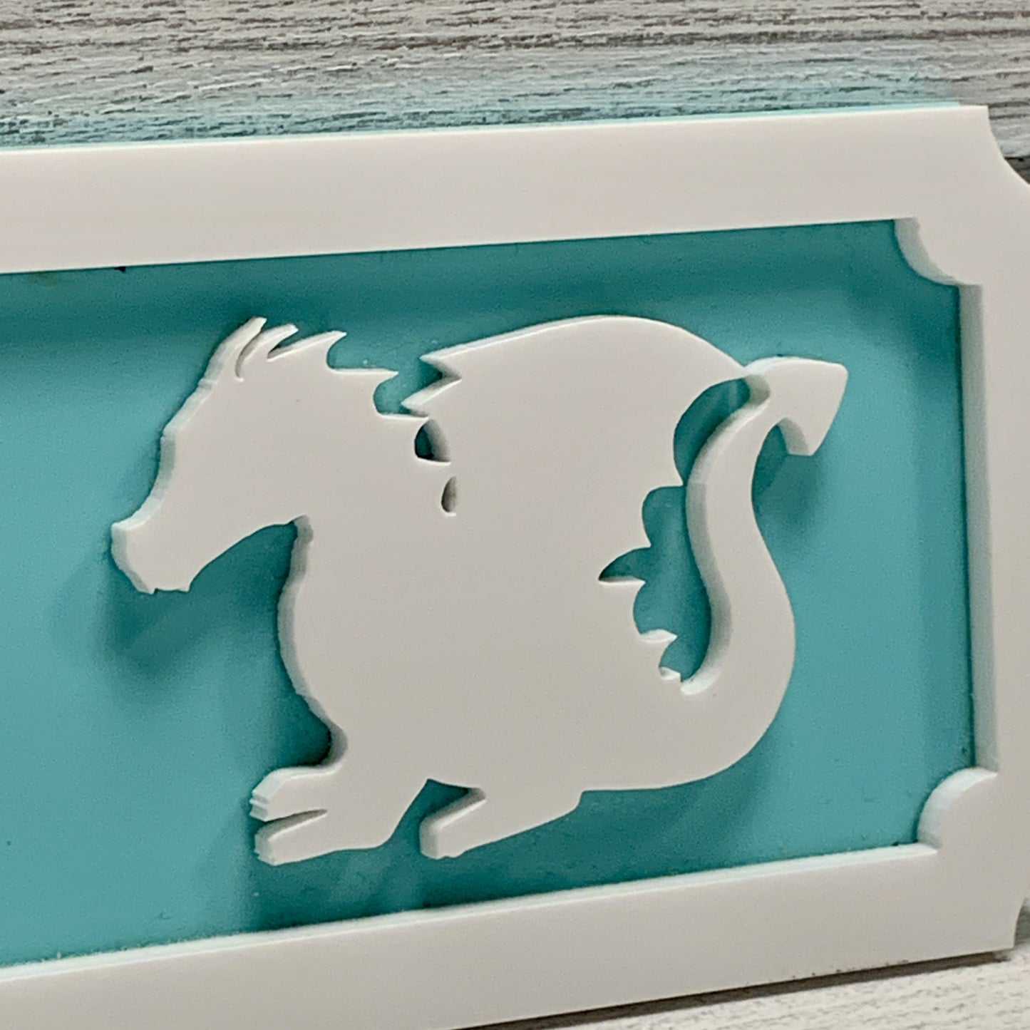 Personalised 3D Children's Bedroom Door Sign - Dragon