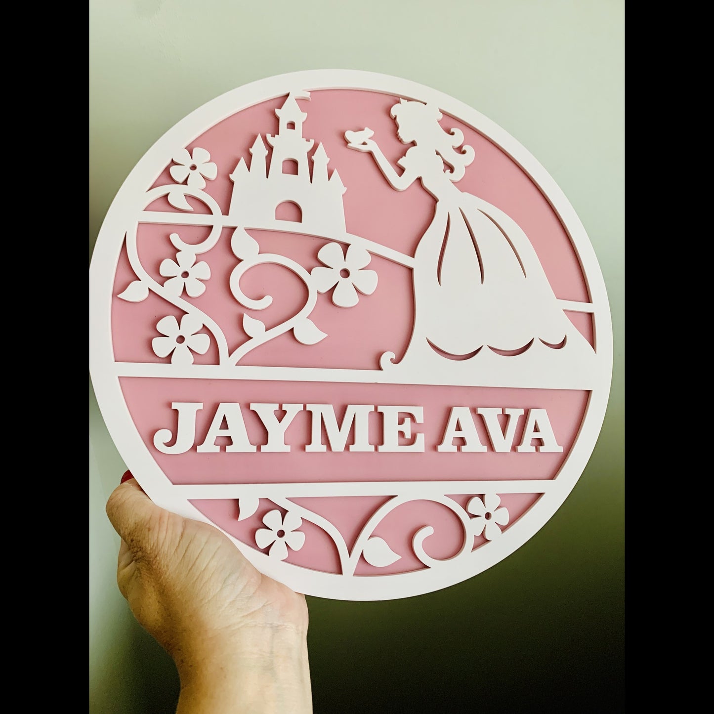 Princess Themed Wall Plaque