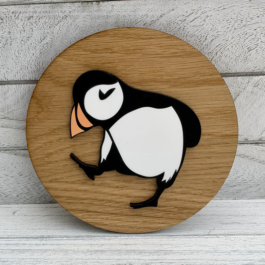 Farne Island Puffin Plaque