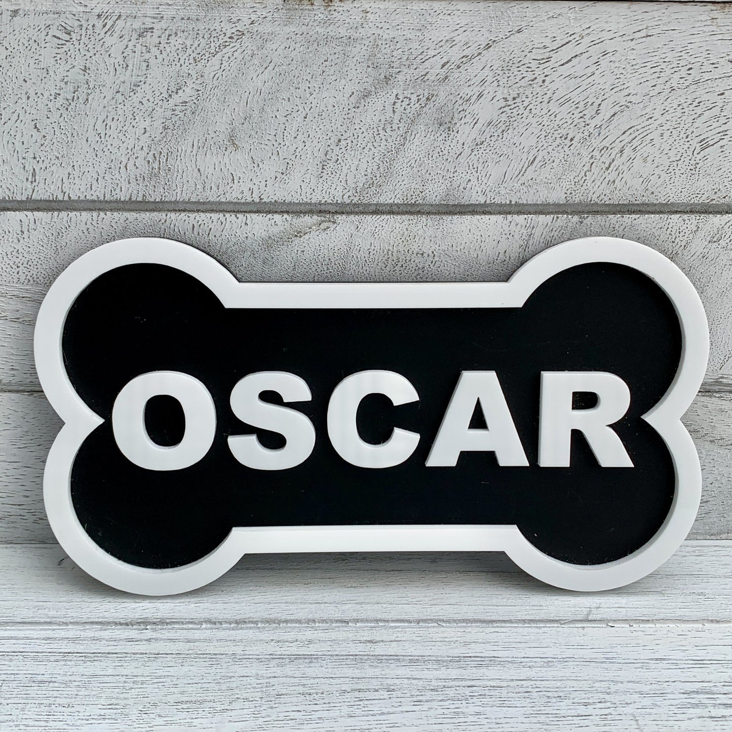 Personalised Pet Name Sign Bone