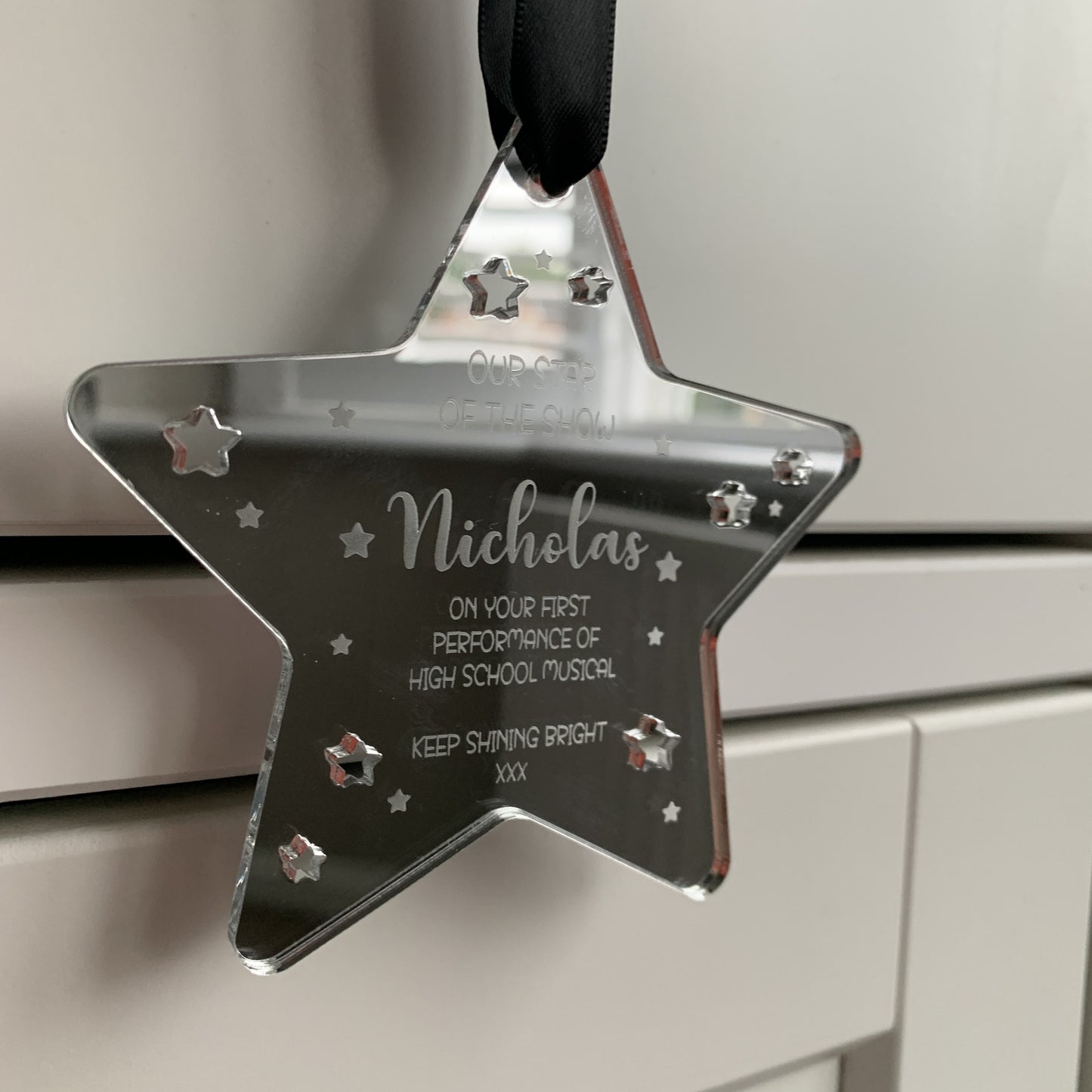 Personalised Hollywood Star Decoration