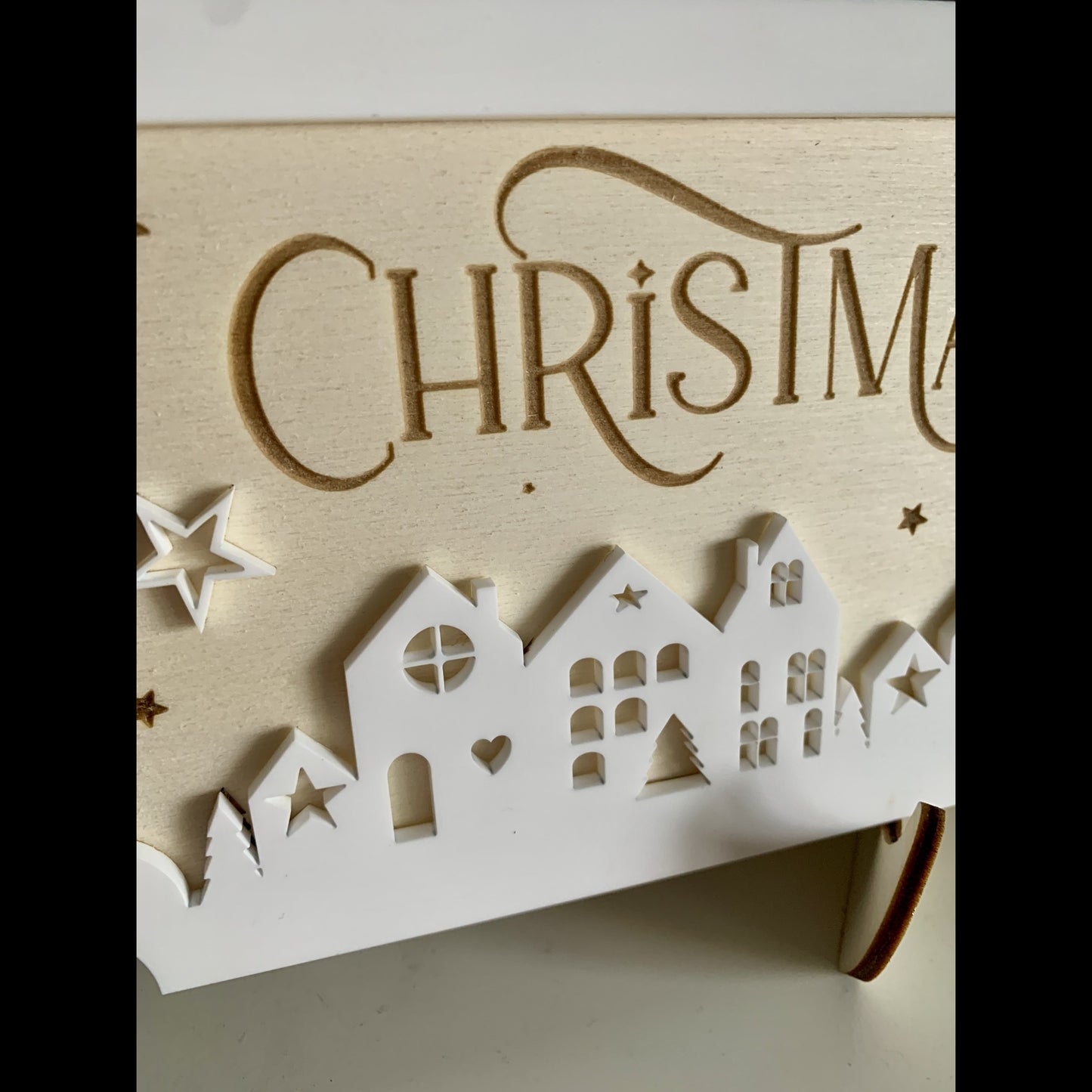 Personalised Scandi House Christmas at the Surname Sign