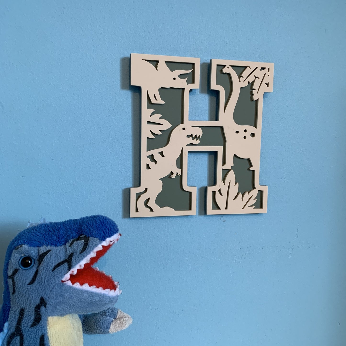 Dinosaur Themed Wall Letters