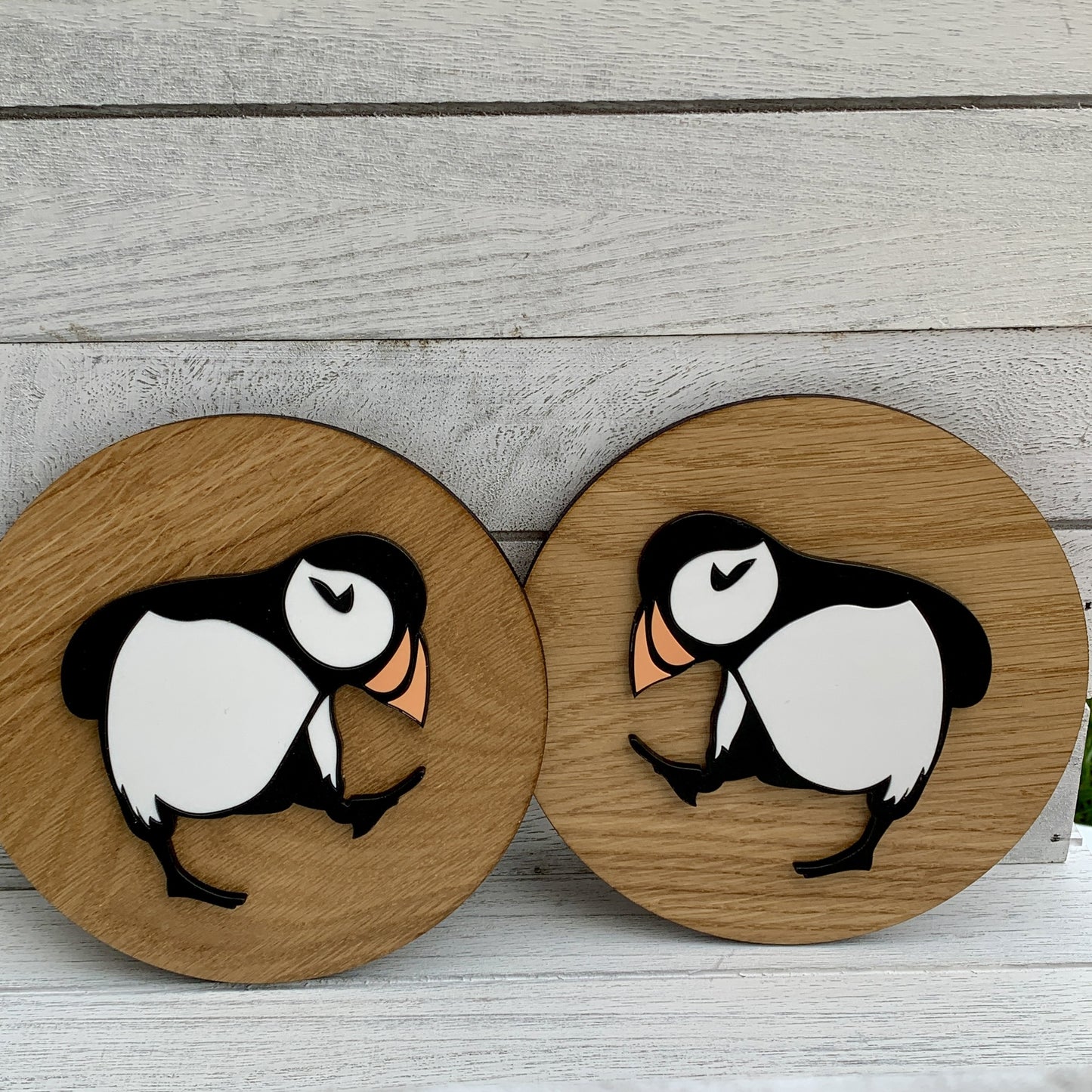 Matching Puffin Plaques