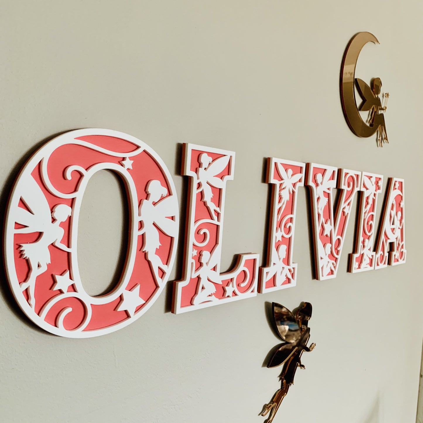 Fairy Themed Wall Letters