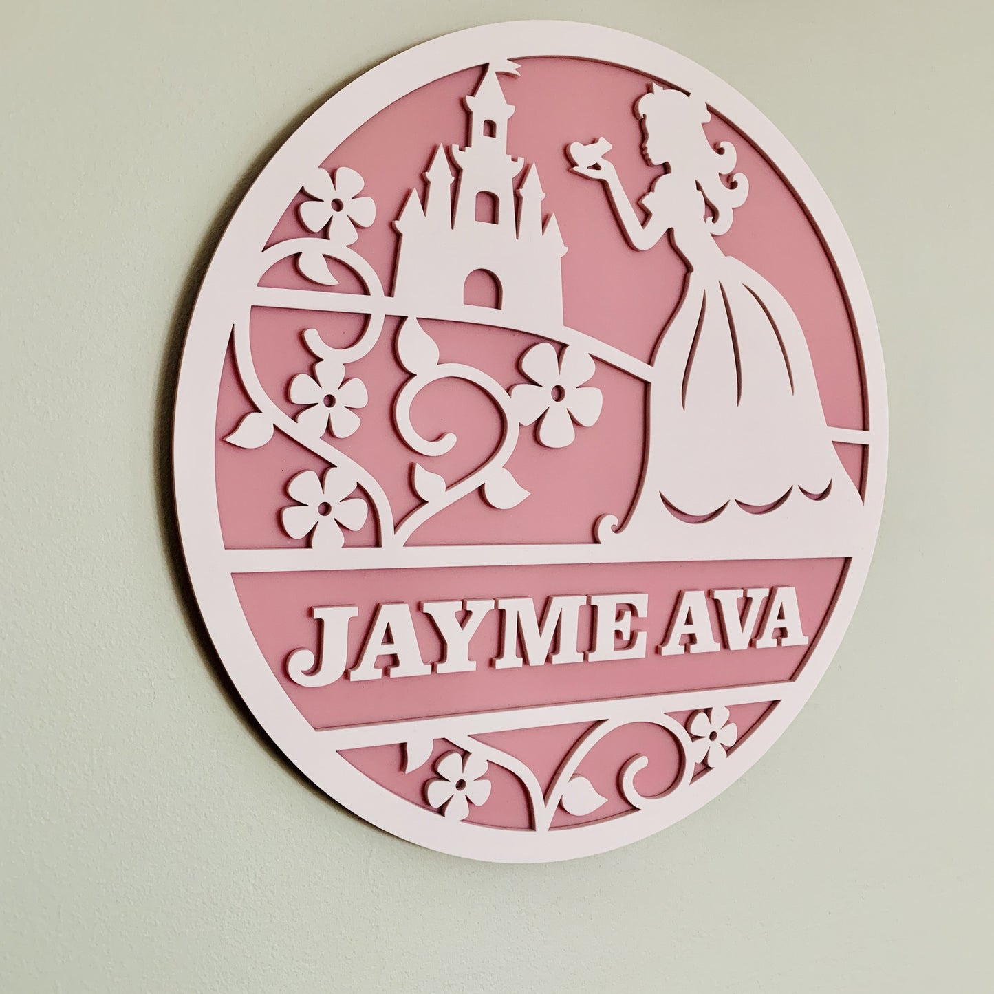 Princess Themed Wall Plaque