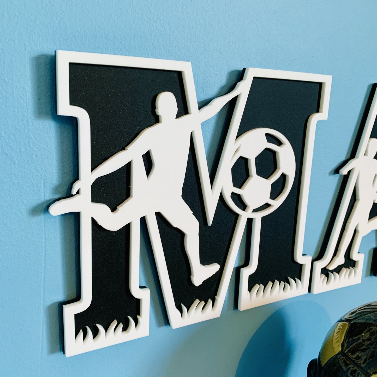 Football Themed Wall Letters