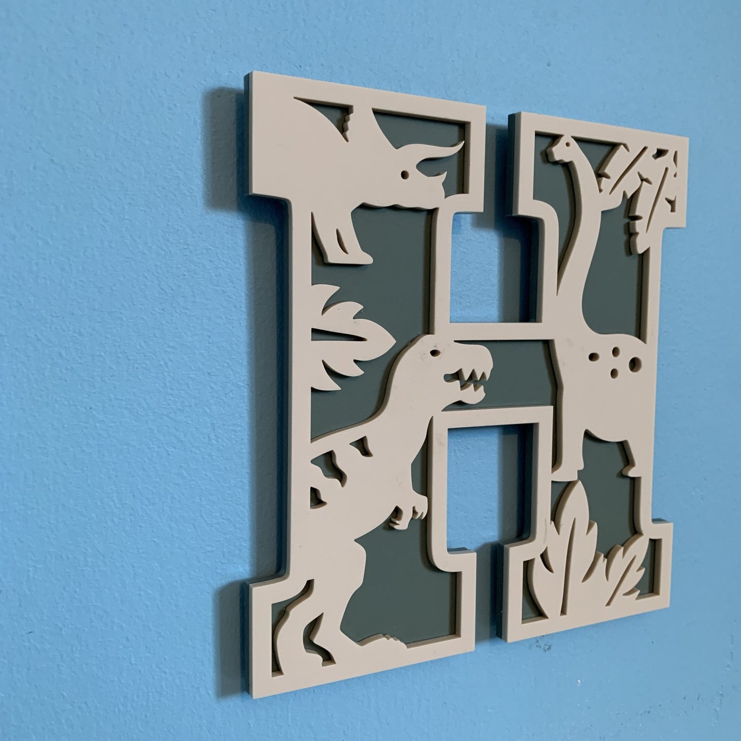 Dinosaur Themed Wall Letters