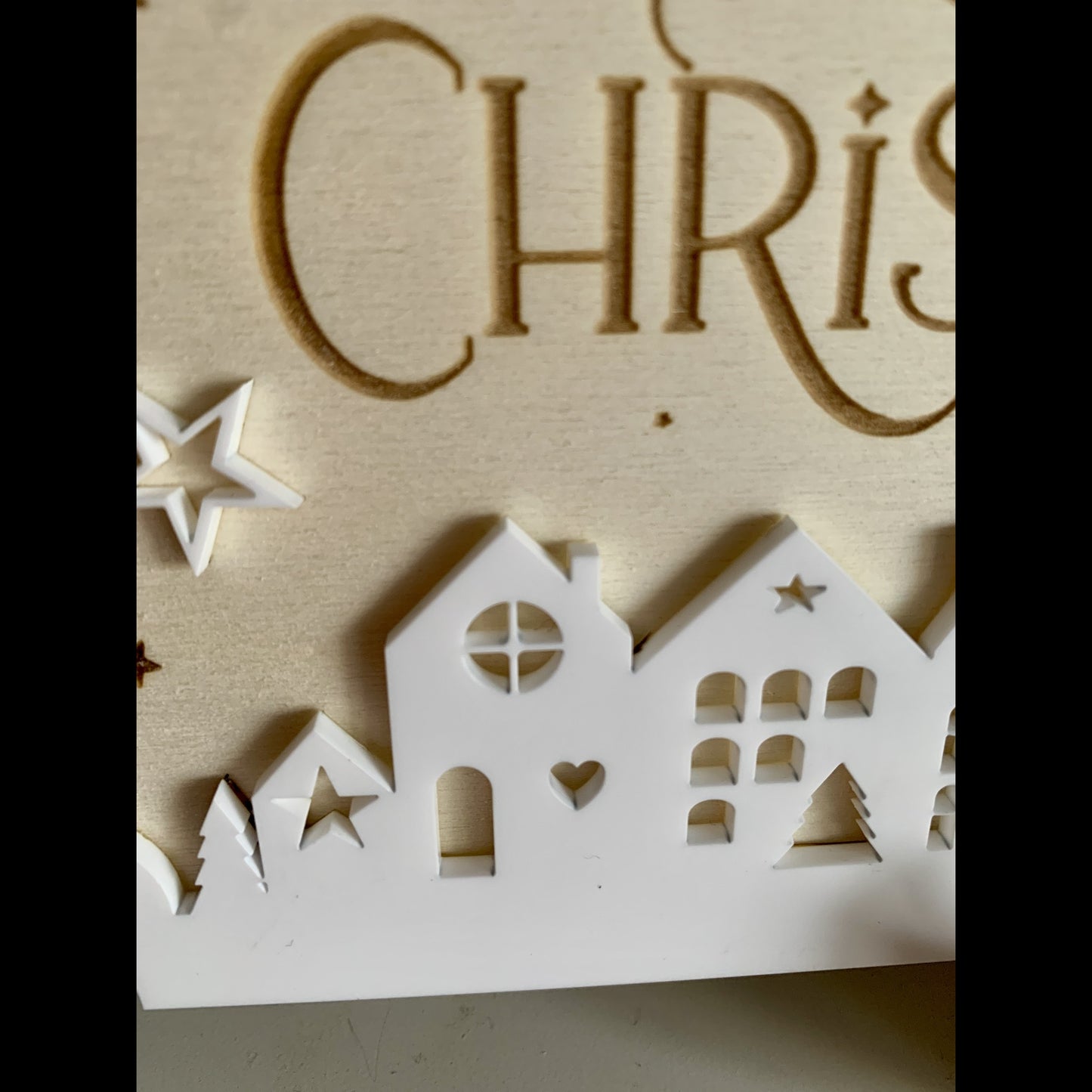 Personalised Scandi House Christmas at the Surname Sign