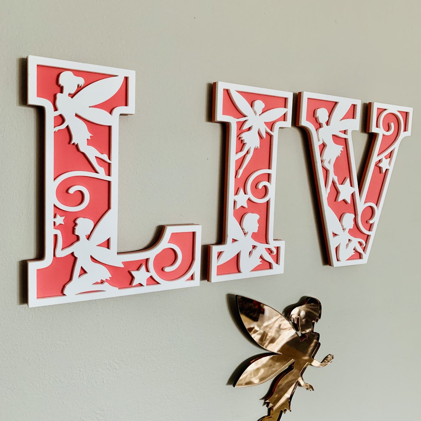 Fairy Themed Wall Letters