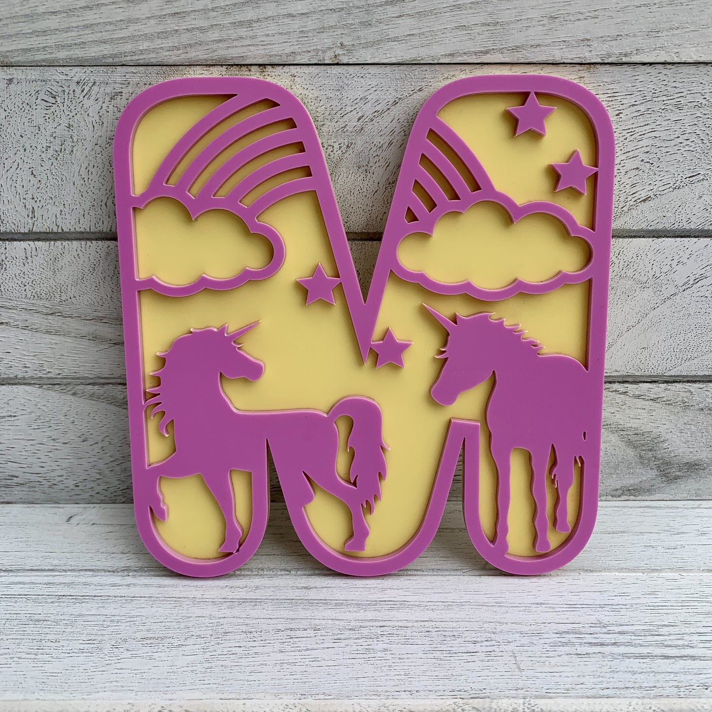 Unicorn Themed Wall Letters