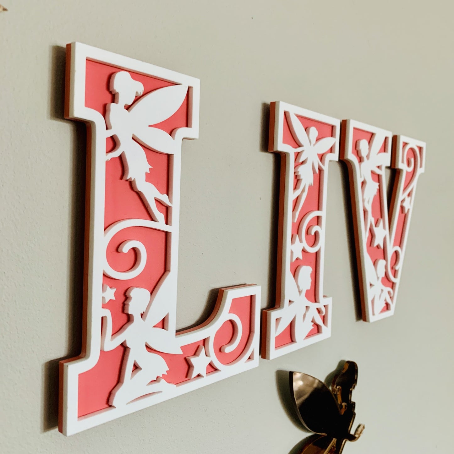 Fairy Themed Wall Letters