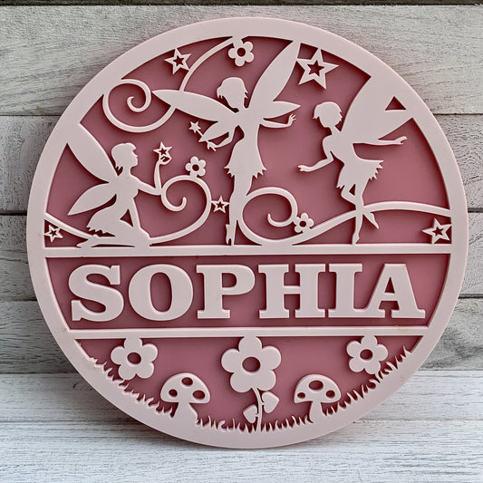 Fairy Themed Wall Plaque