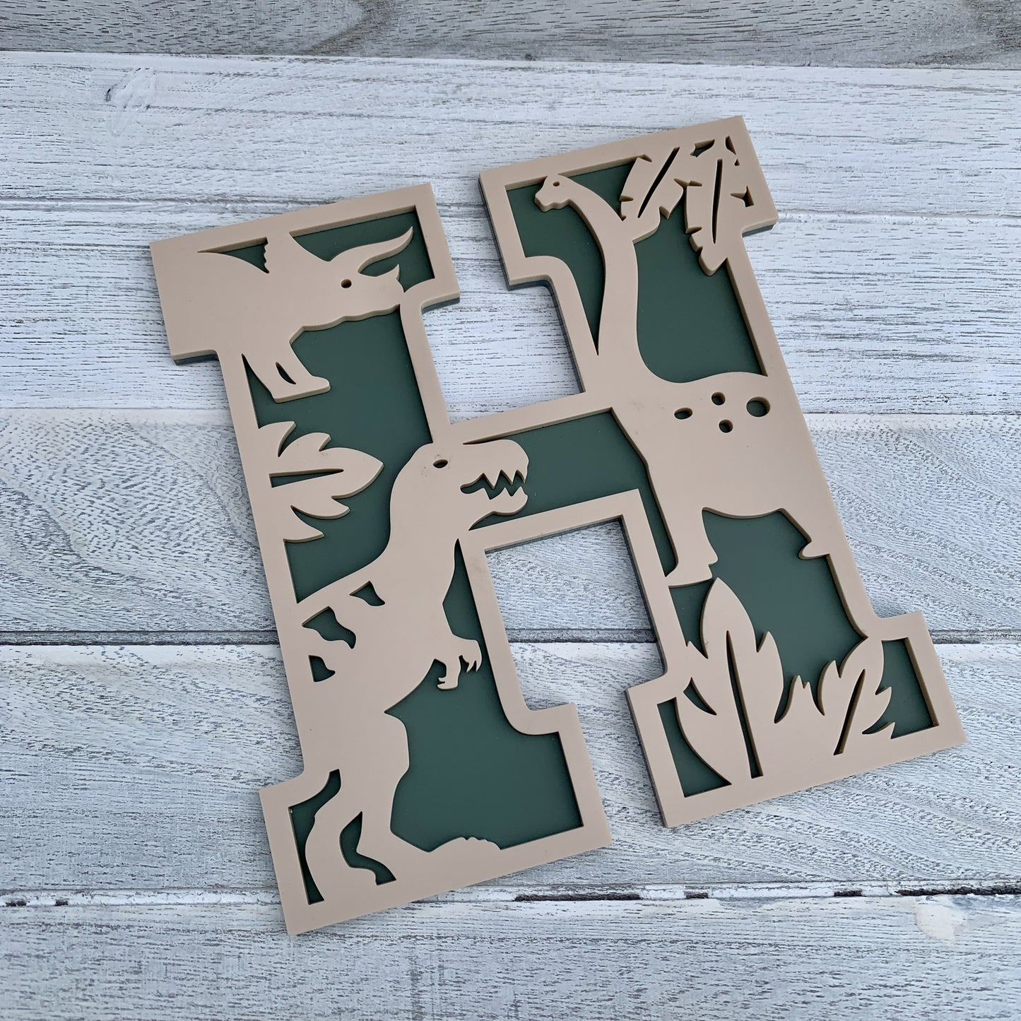 Dinosaur Themed Wall Letters