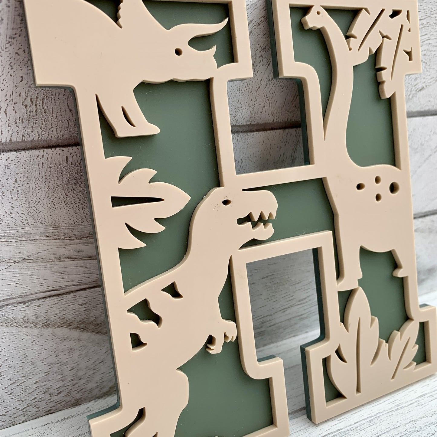 Dinosaur Themed Wall Letters