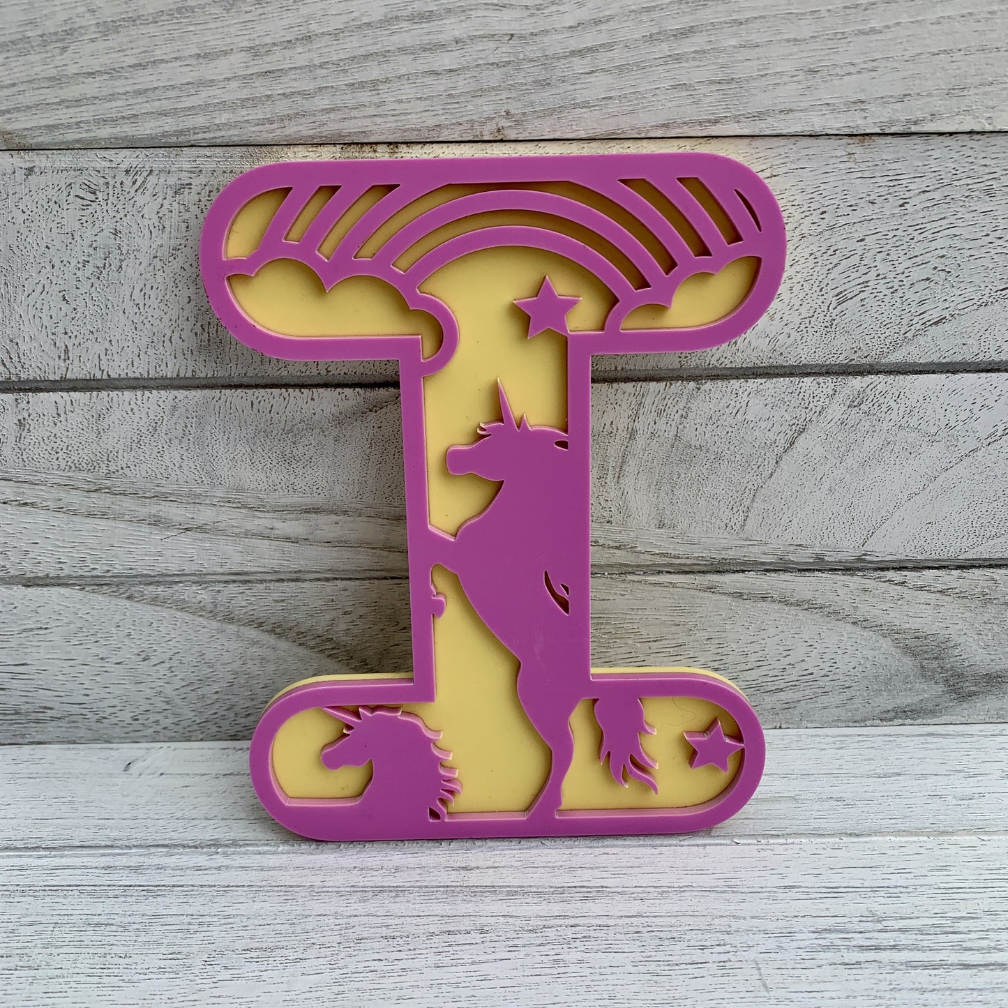 Unicorn Themed Wall Letters