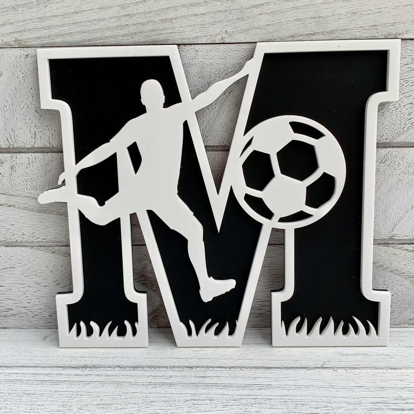 Football Themed Wall Letters