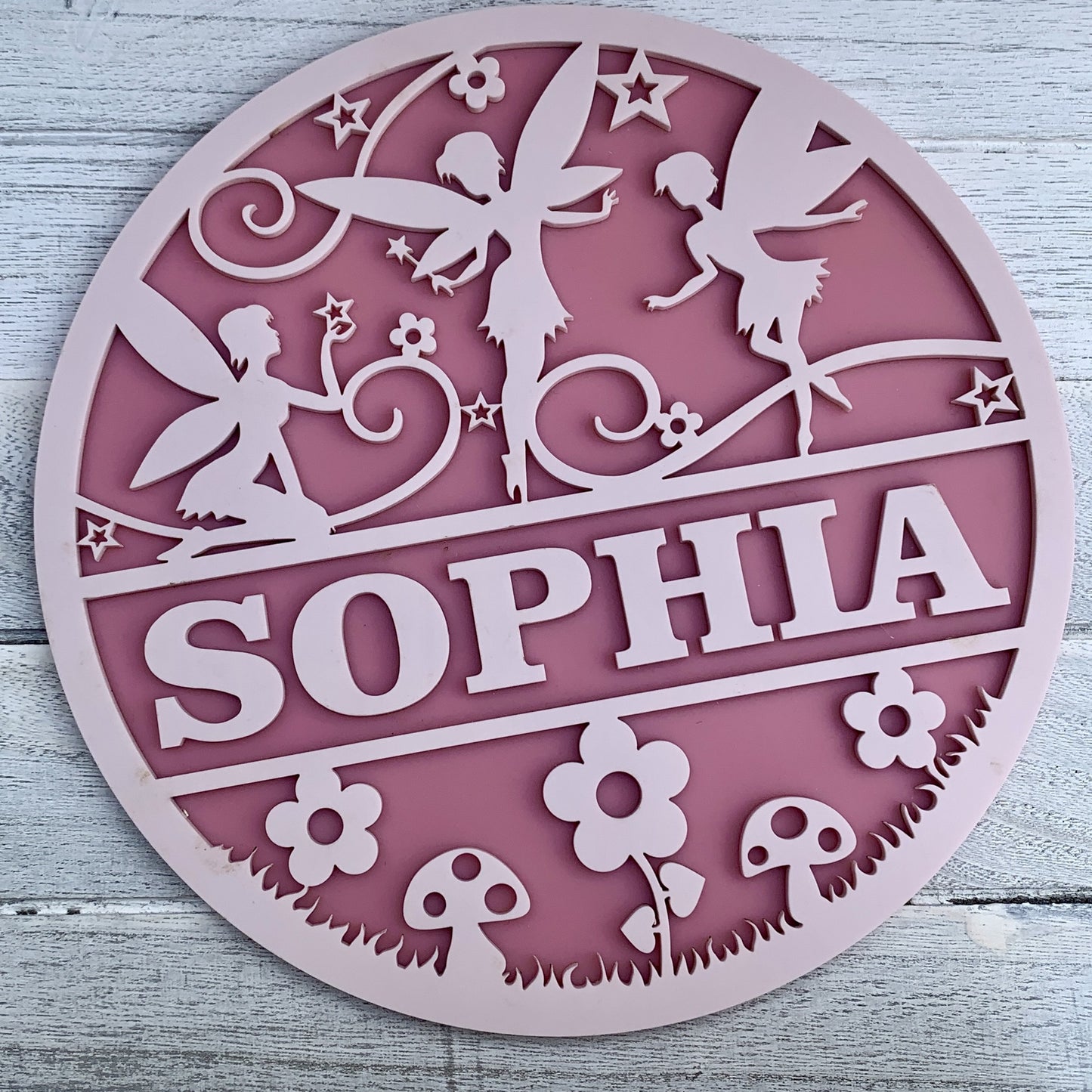 Fairy Themed Wall Plaque