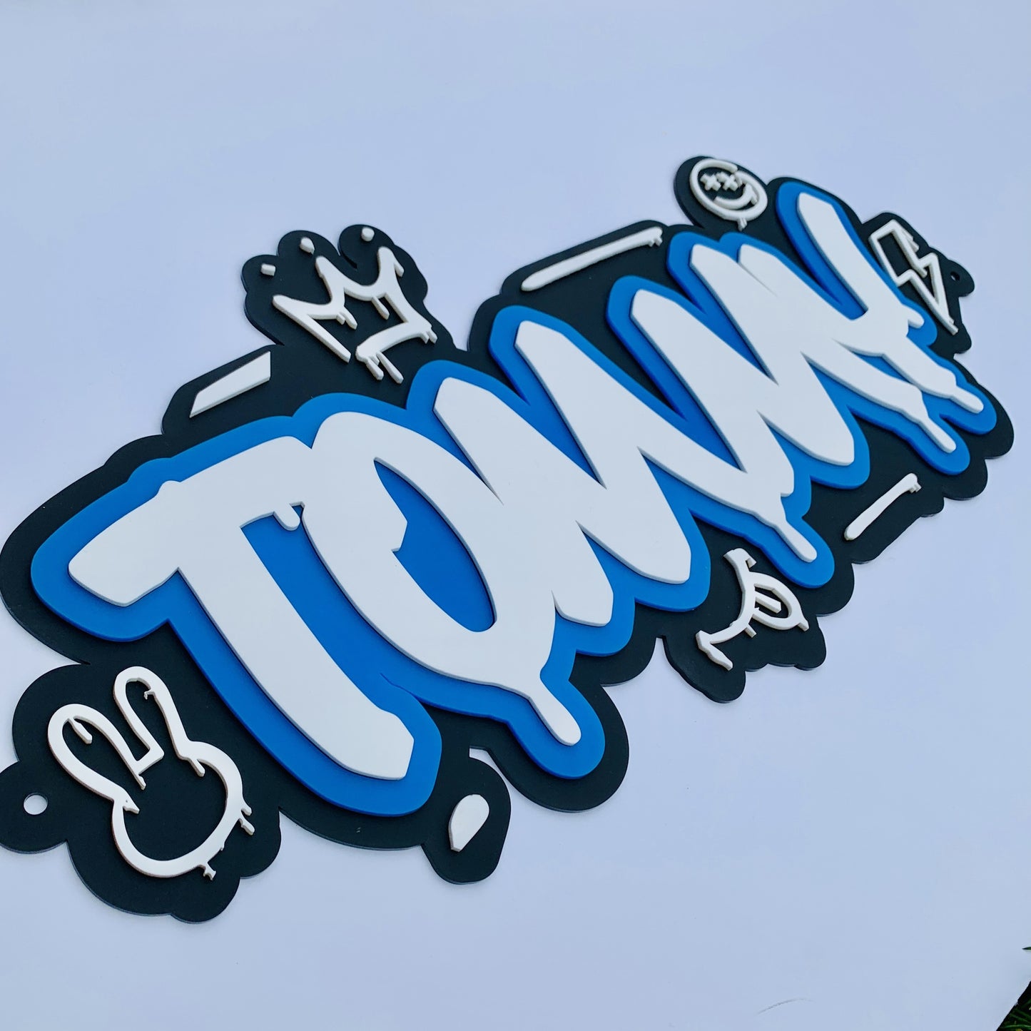 Personalised Deluxe Graffiti Triple Layer Sign