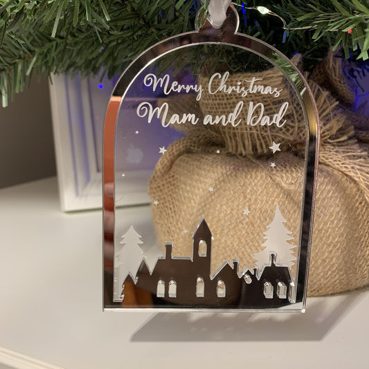 Personalised Christmas Village Arch