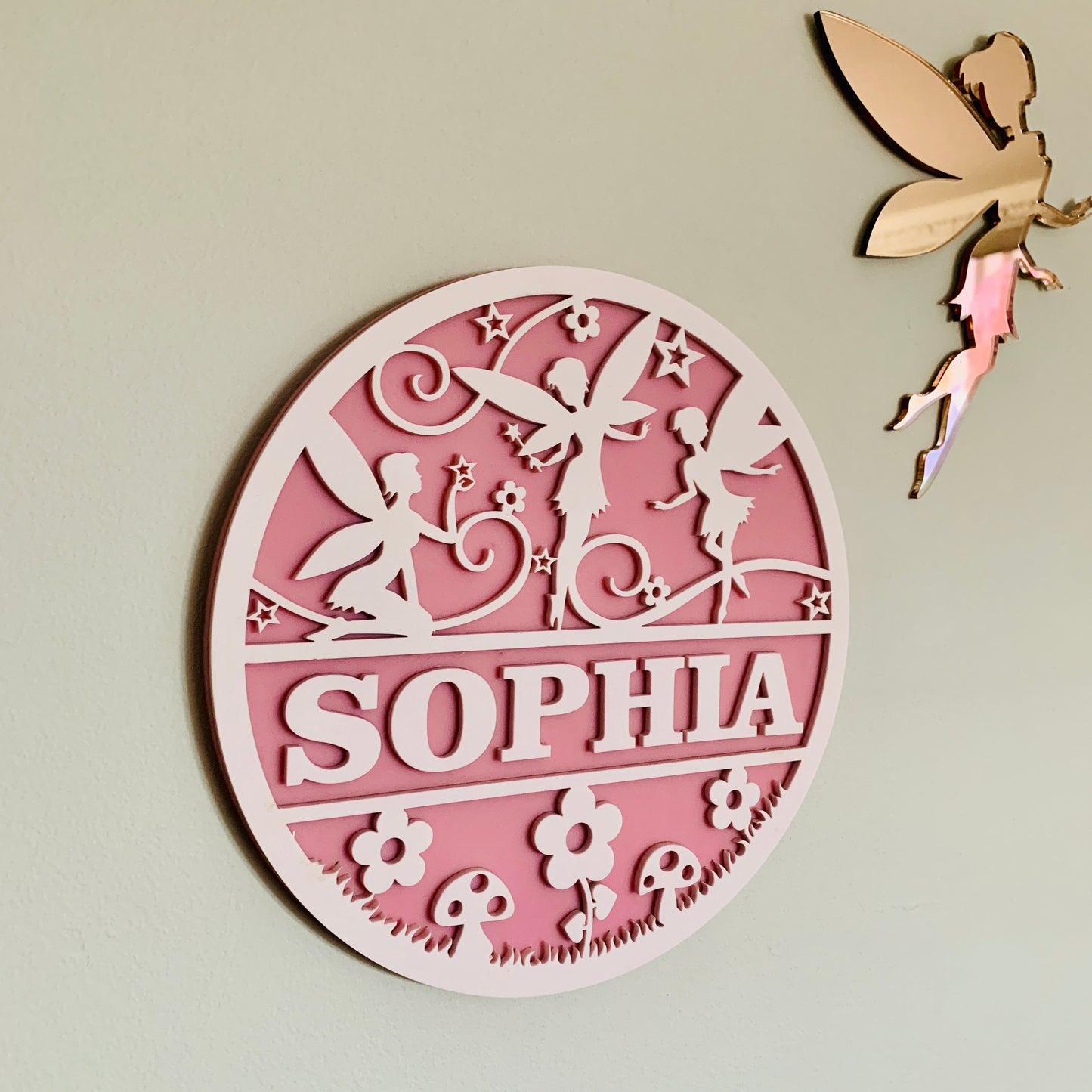 Fairy Themed Wall Plaque