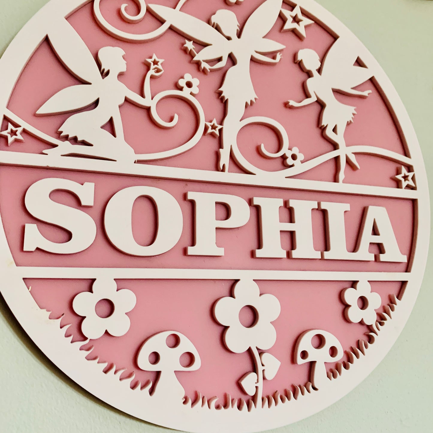 Fairy Themed Wall Plaque