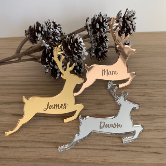 Personalised Reindeer Place Setting