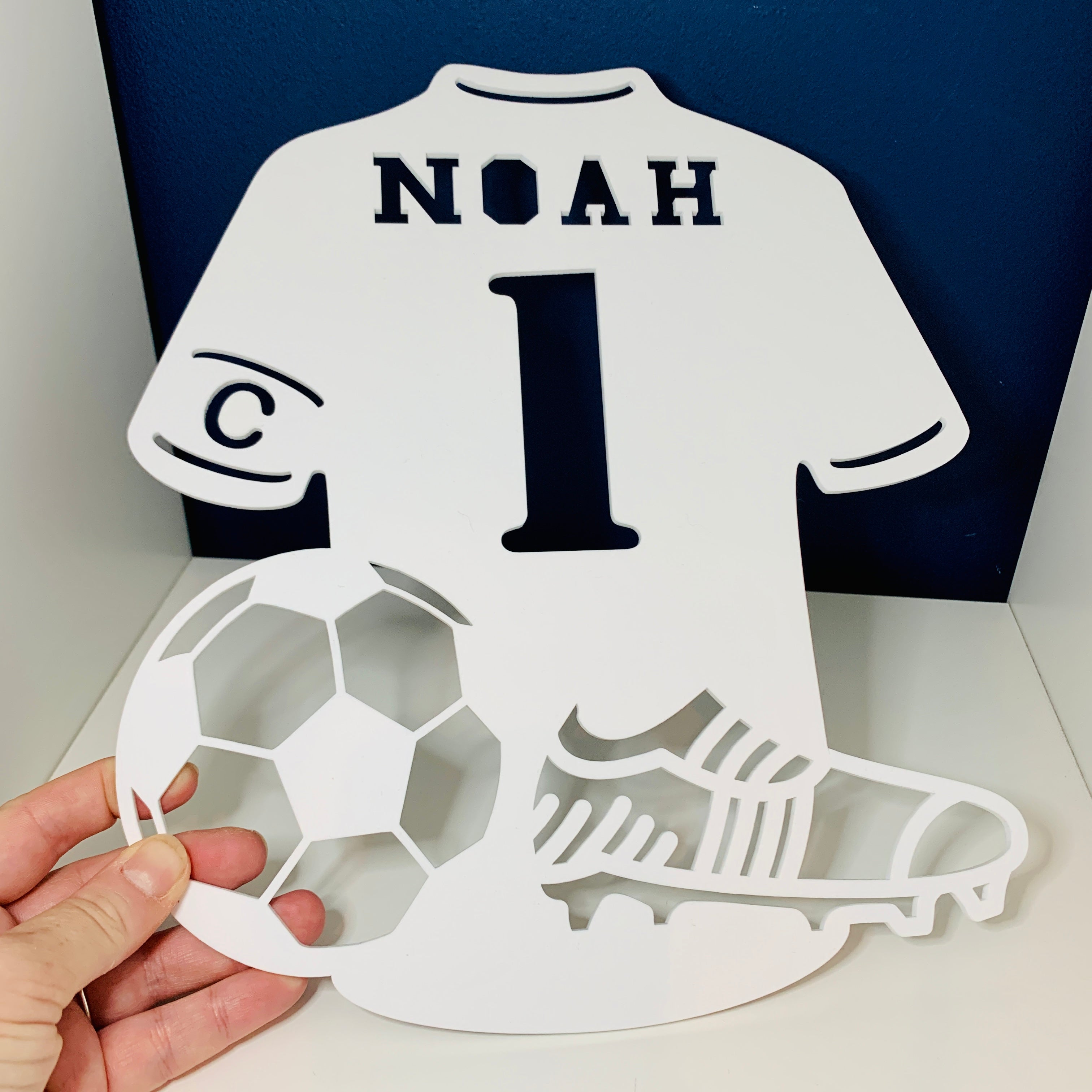 Personalised Football Shirt Wall Art