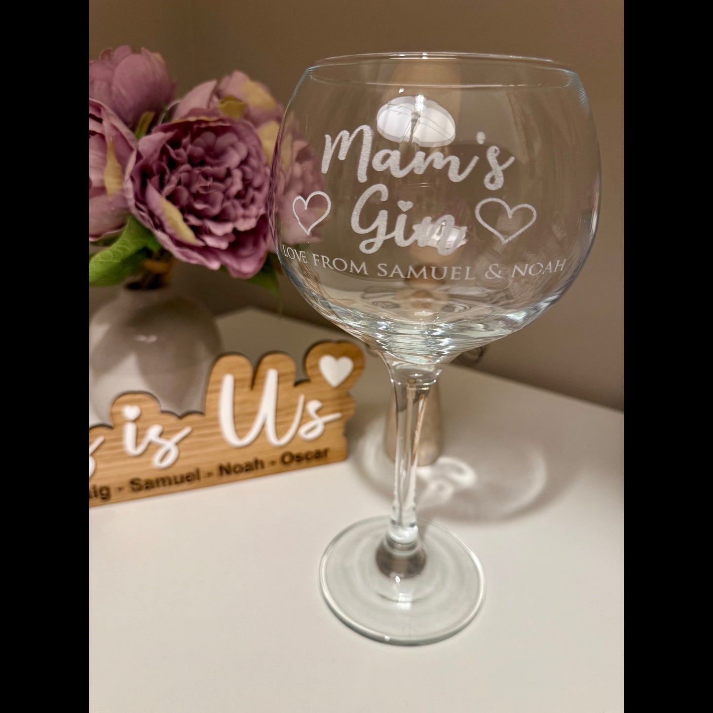 Personalised Gin Glass