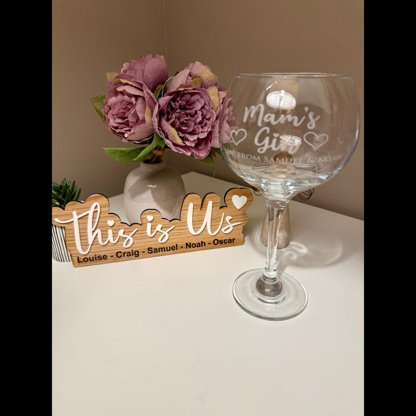 Personalised Gin Glass