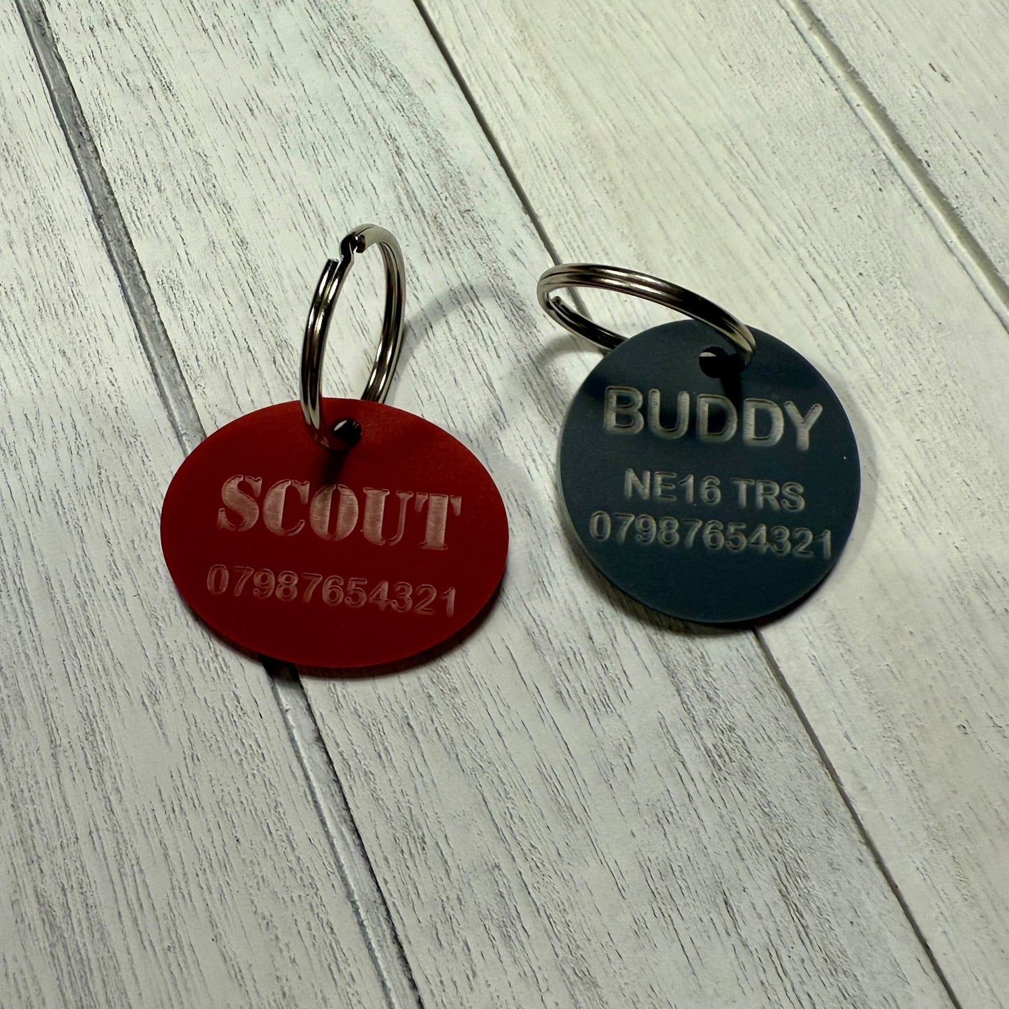 Personalised Pet ID Tag Matt