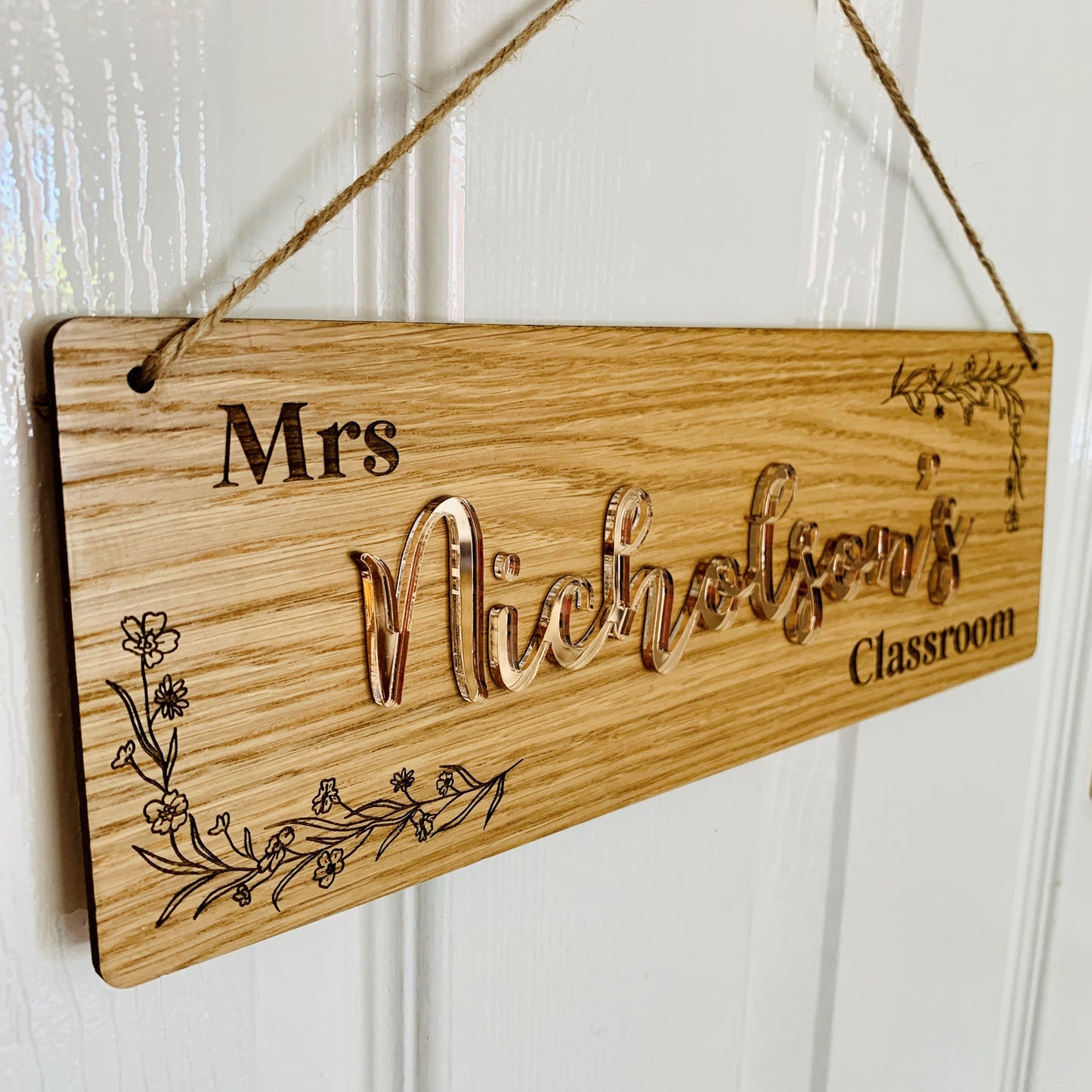 Personalised Classroom/ Office Door Sign