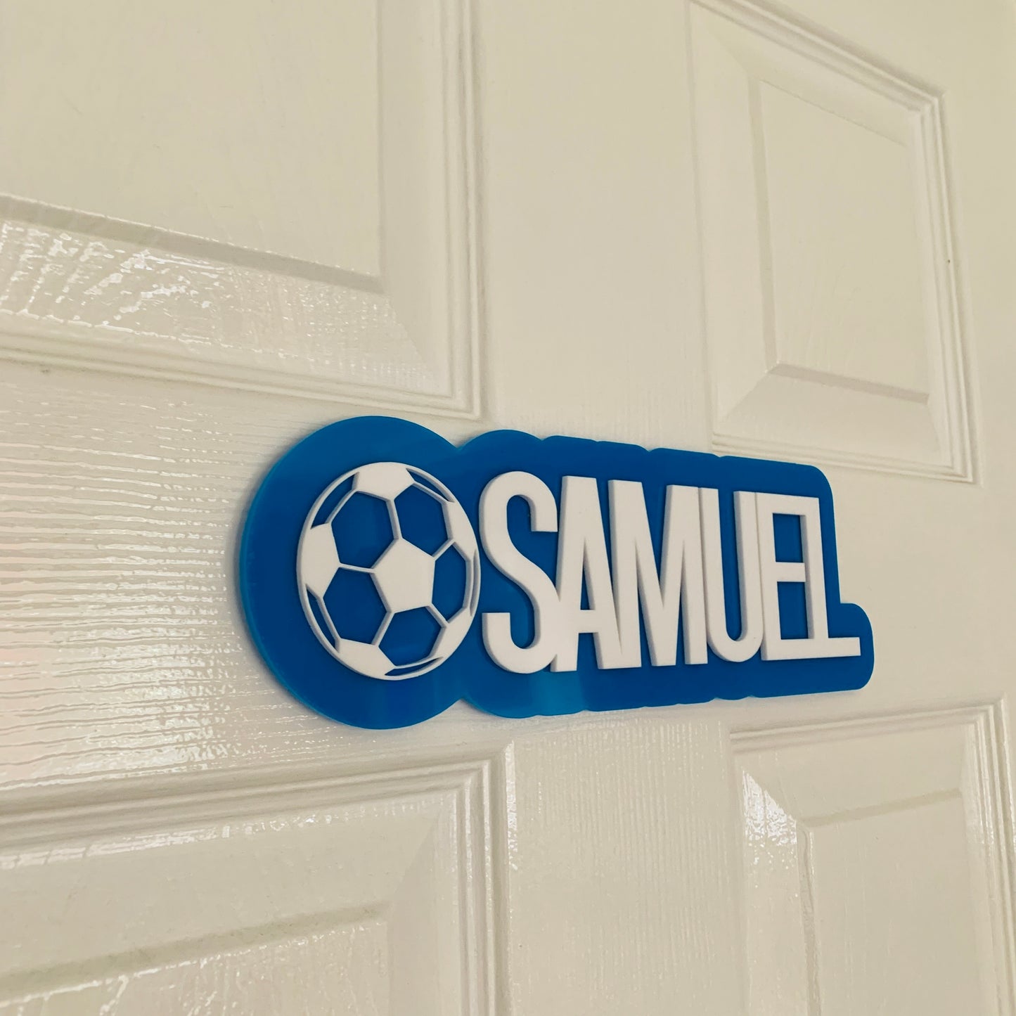 Personalised 3D Wall Art Football Sign