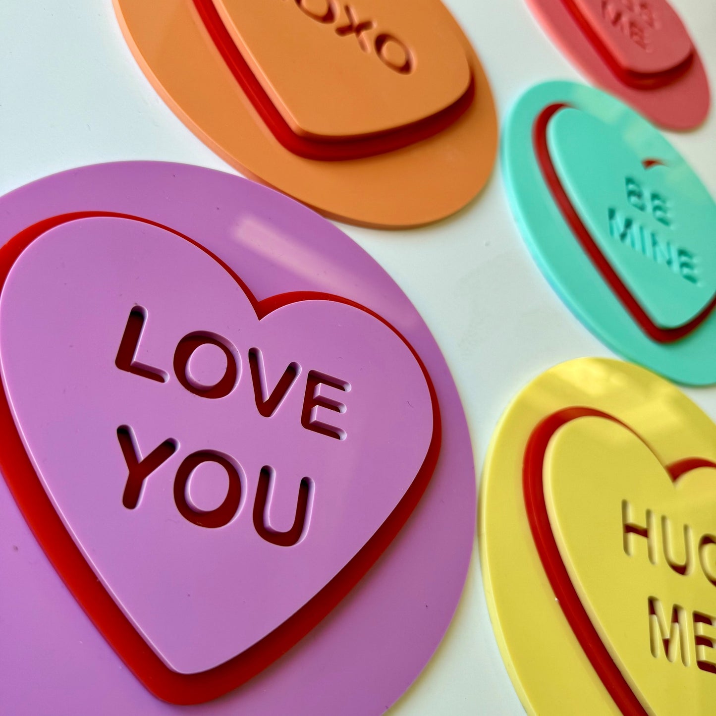 Personalised Mini Love Heart Messages