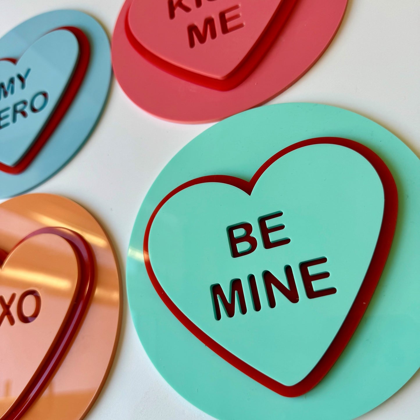 Personalised Mini Love Heart Messages