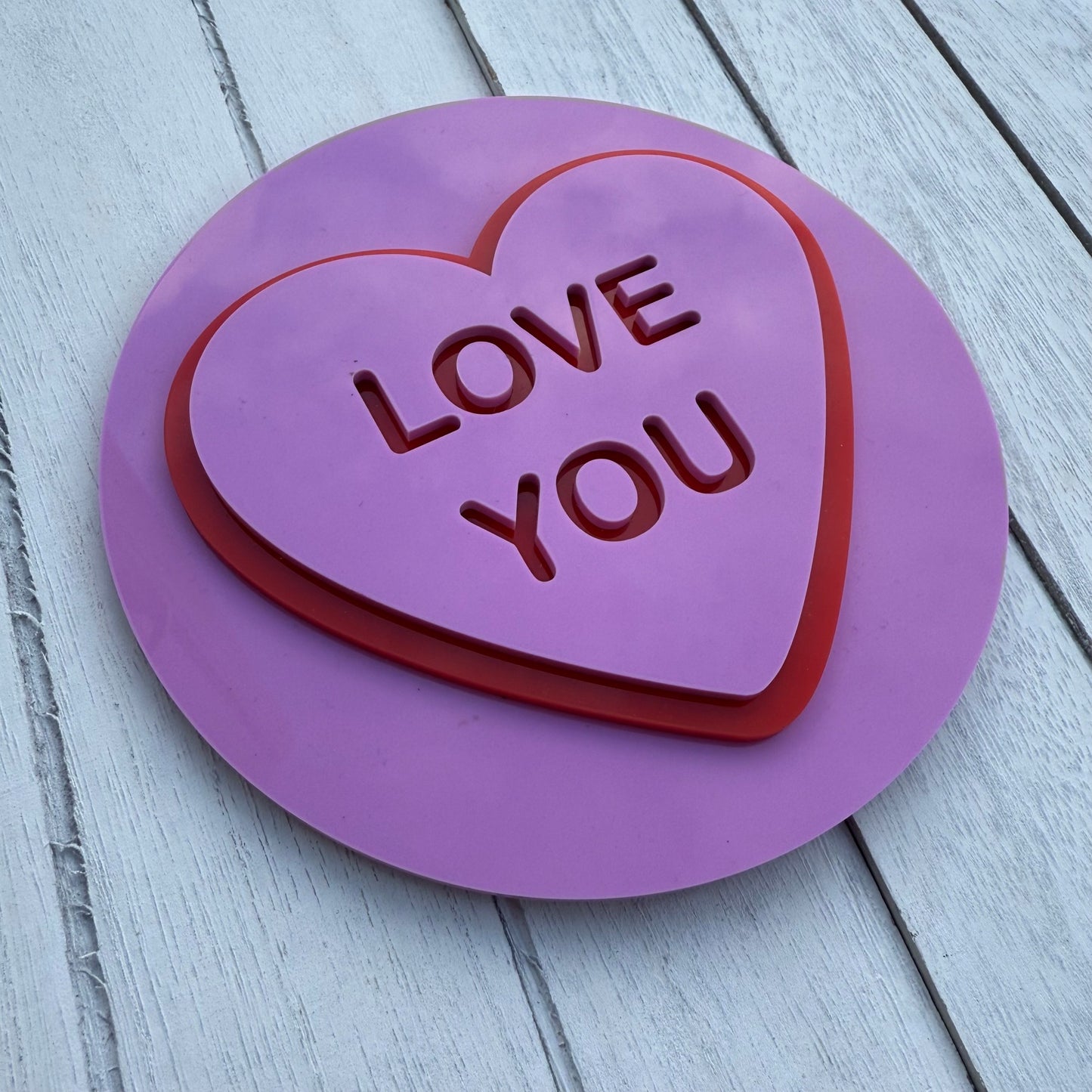 Personalised Mini Love Heart Messages