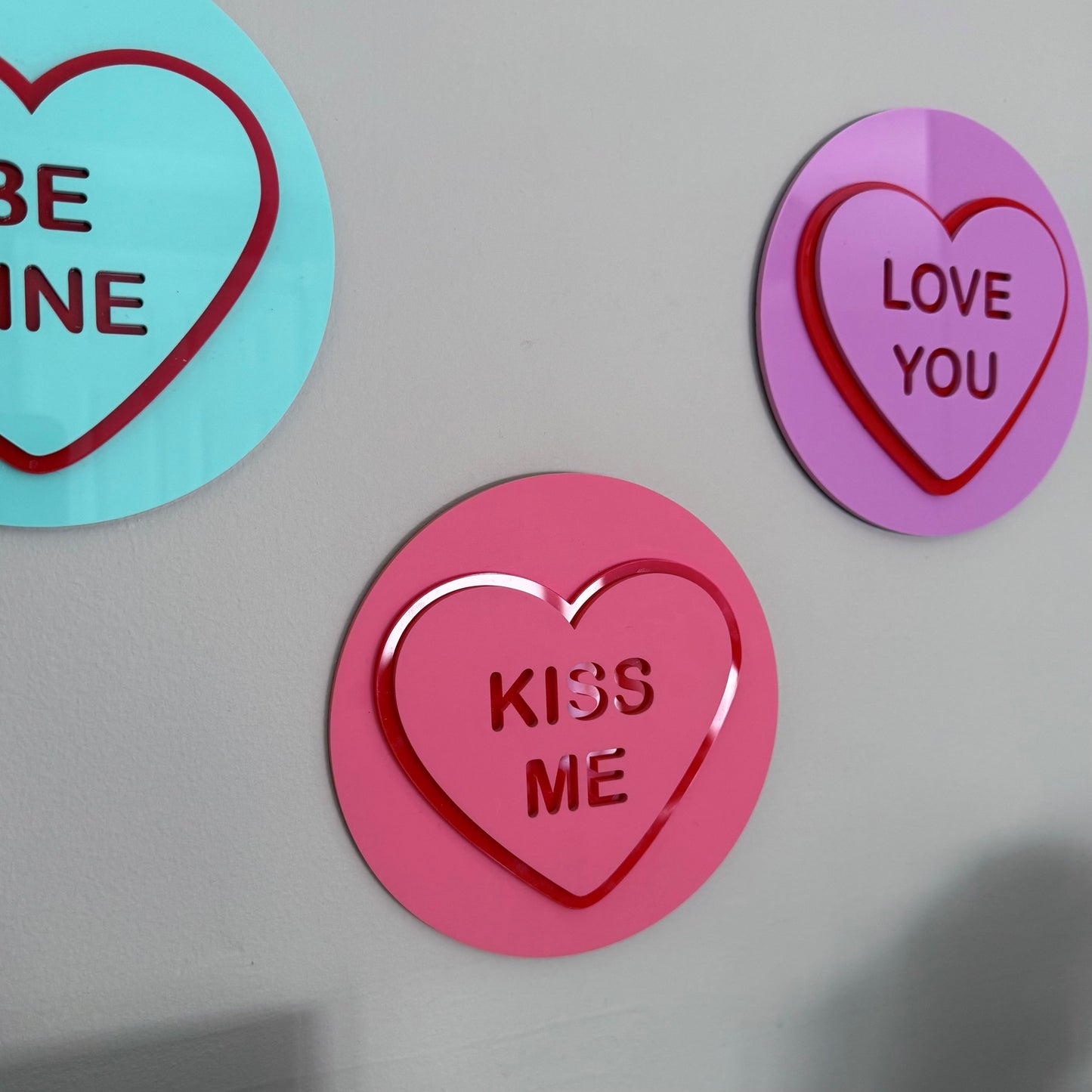 Personalised Mini Love Heart Messages