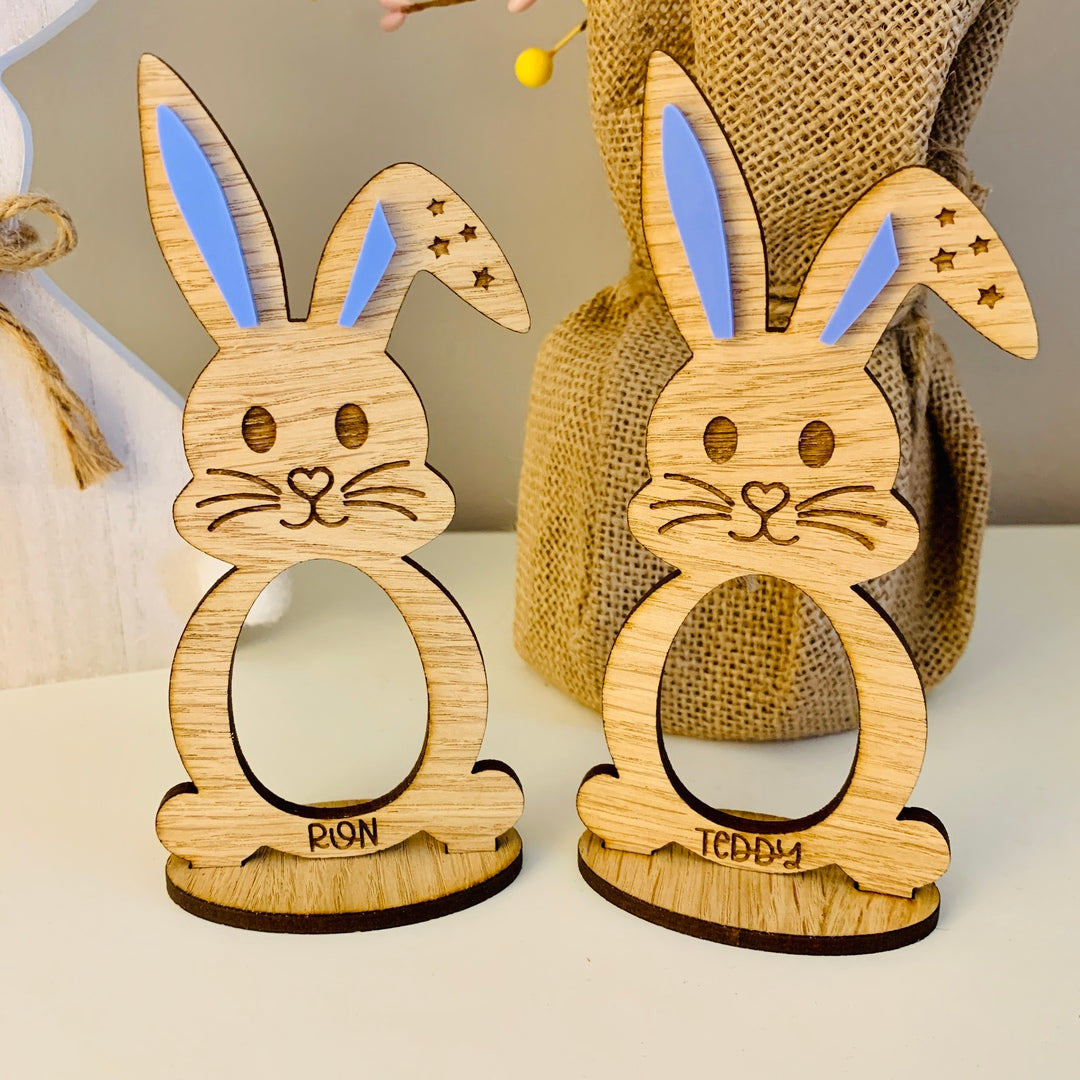 Personalised Easter Bunny Egg Holder