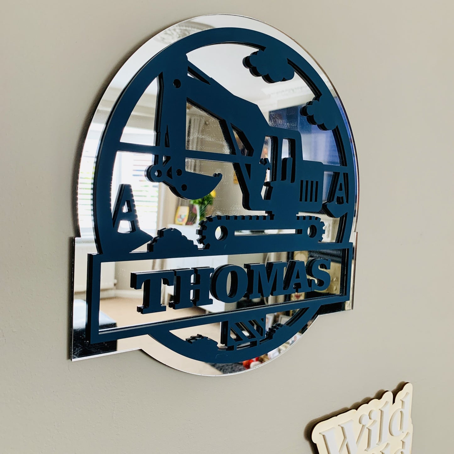 Construction Themed Wall Plaque