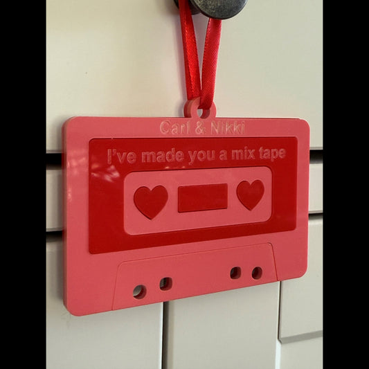 Personalised I've Made a Mix Tape Acrylic Keepsake