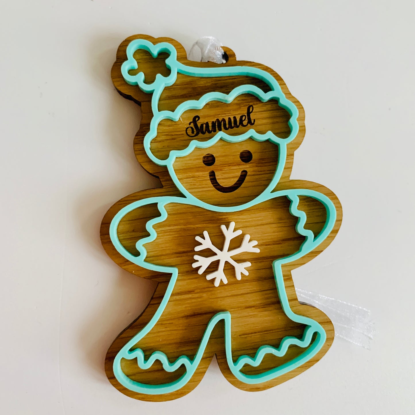 Personalised 3D Gingerbread Bauble