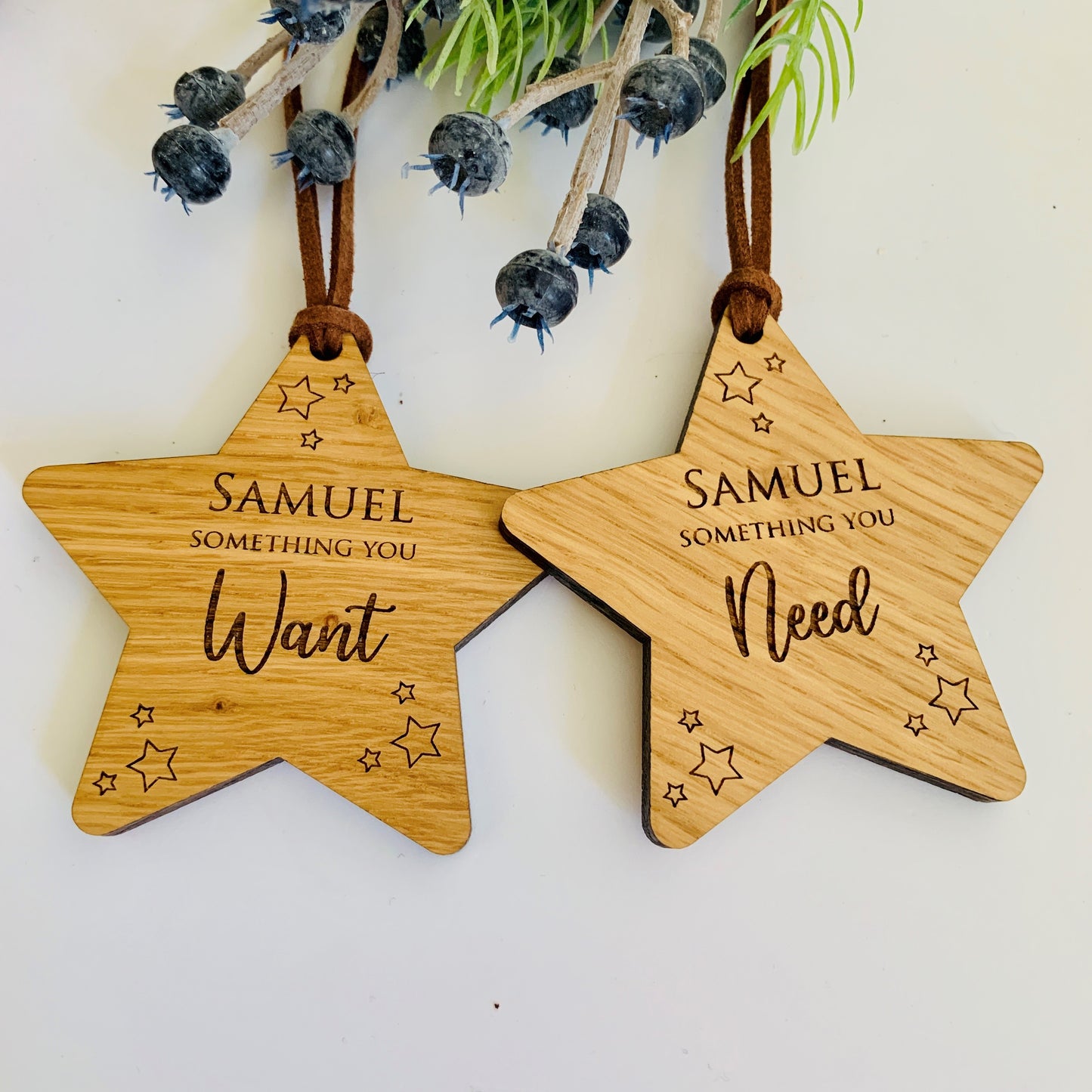Personalised Something you Want, Need, Wear, Read and Share gift tags