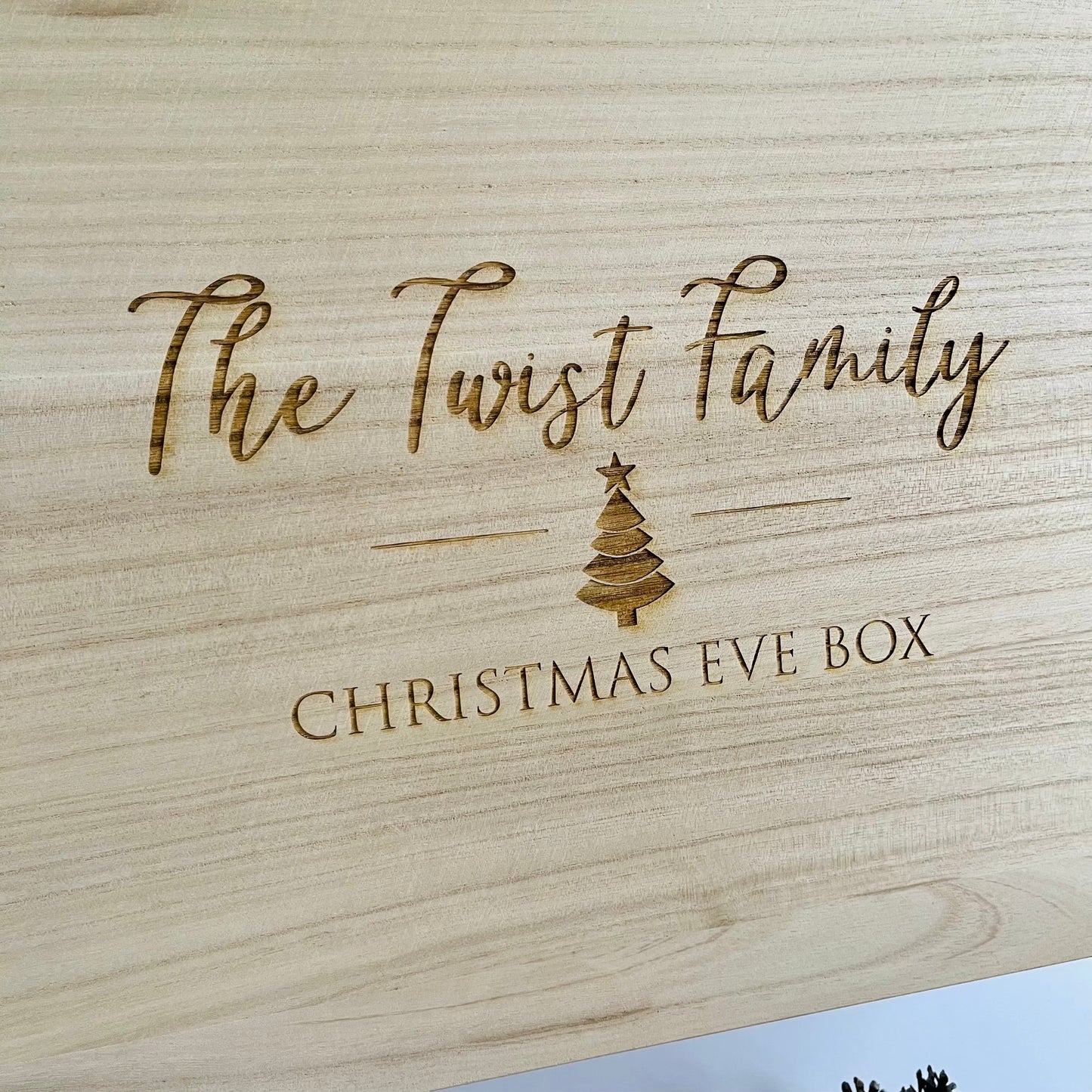 Personalised Family Christmas Eve Box